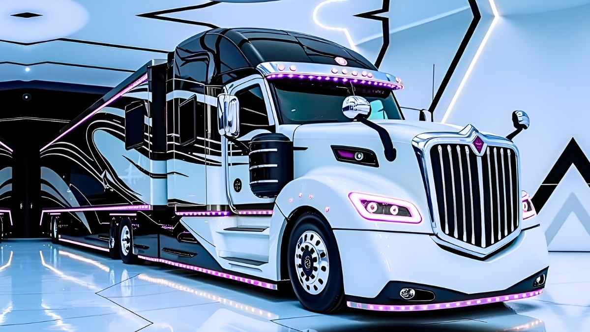 2025 Luxury RV Truck Revealed Futuristic Design Smart Features and the Mobile Mansion Lifestyle